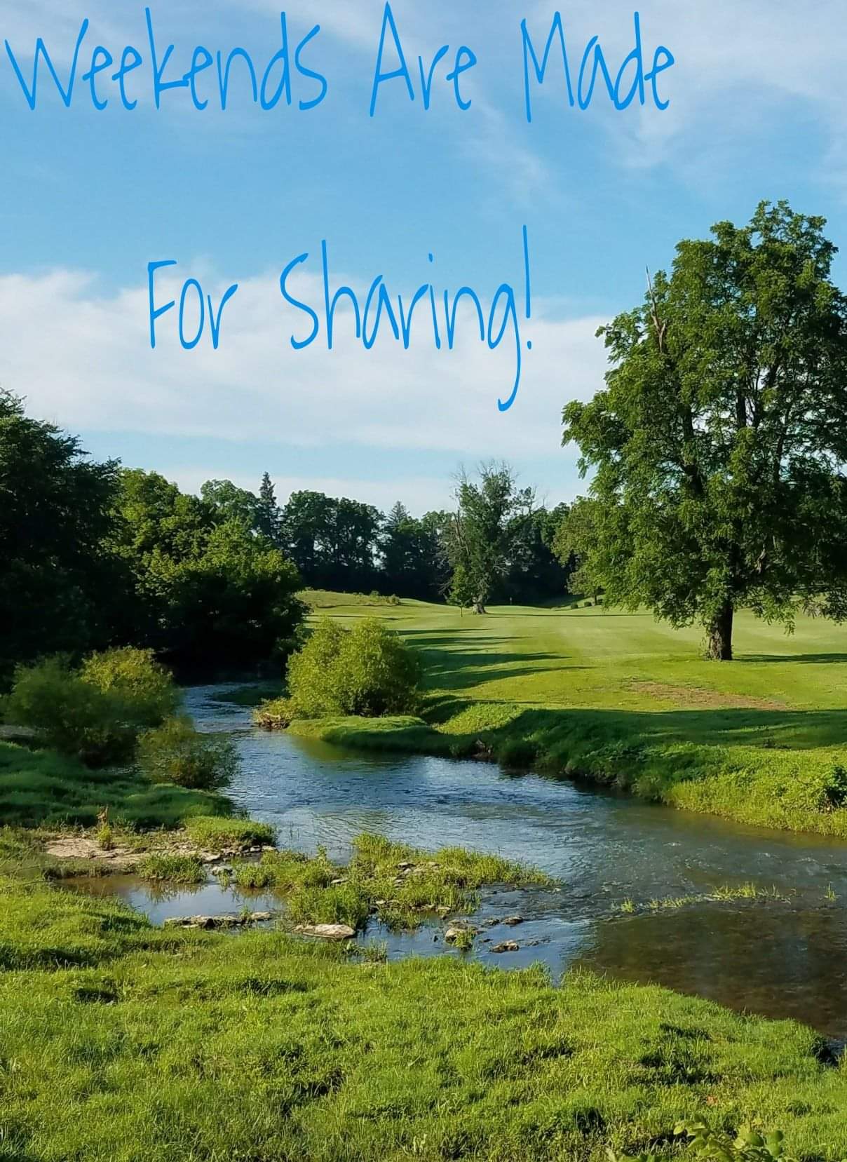 No Excuse November Day 6: Sharing Saturday & Sunday