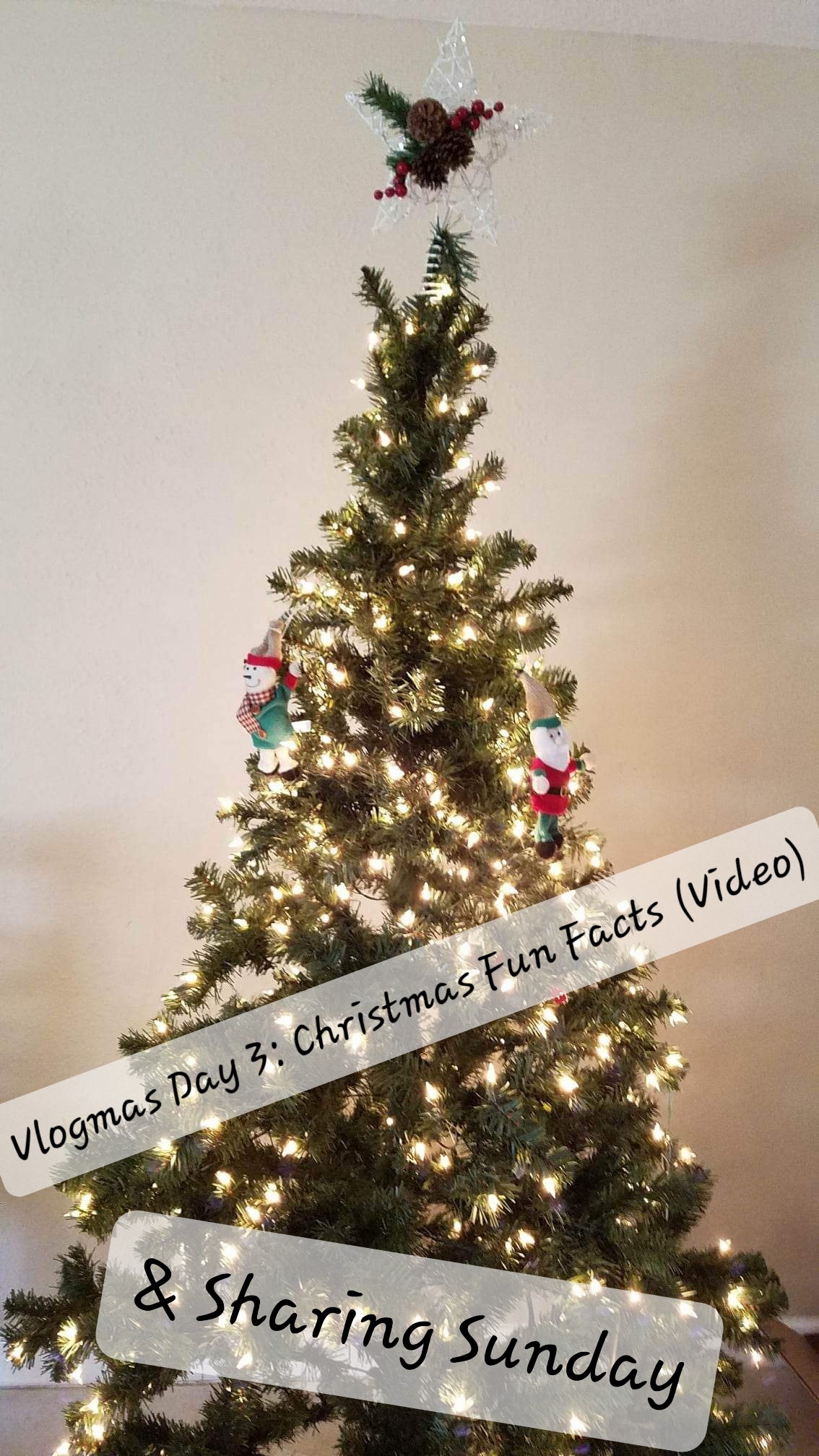 Vlogmas Day 4: Christmas Fun Facts & Sharing Sunday – 2 Videos (Part 1 & 2)